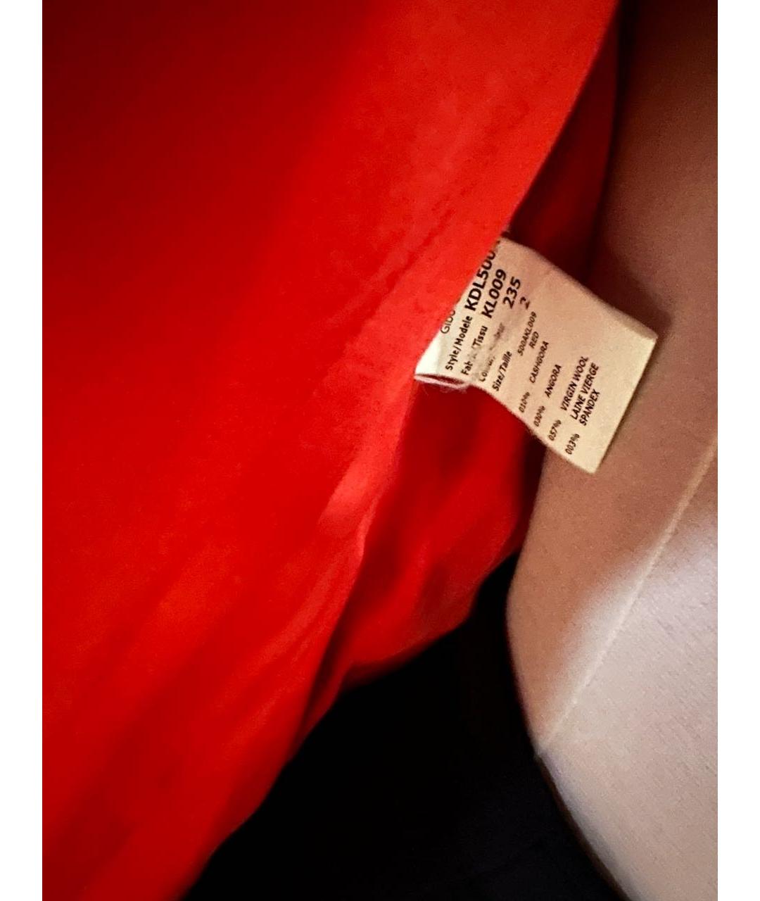 MICHAEL KORS Красное шерстяное пальто, фото 6
