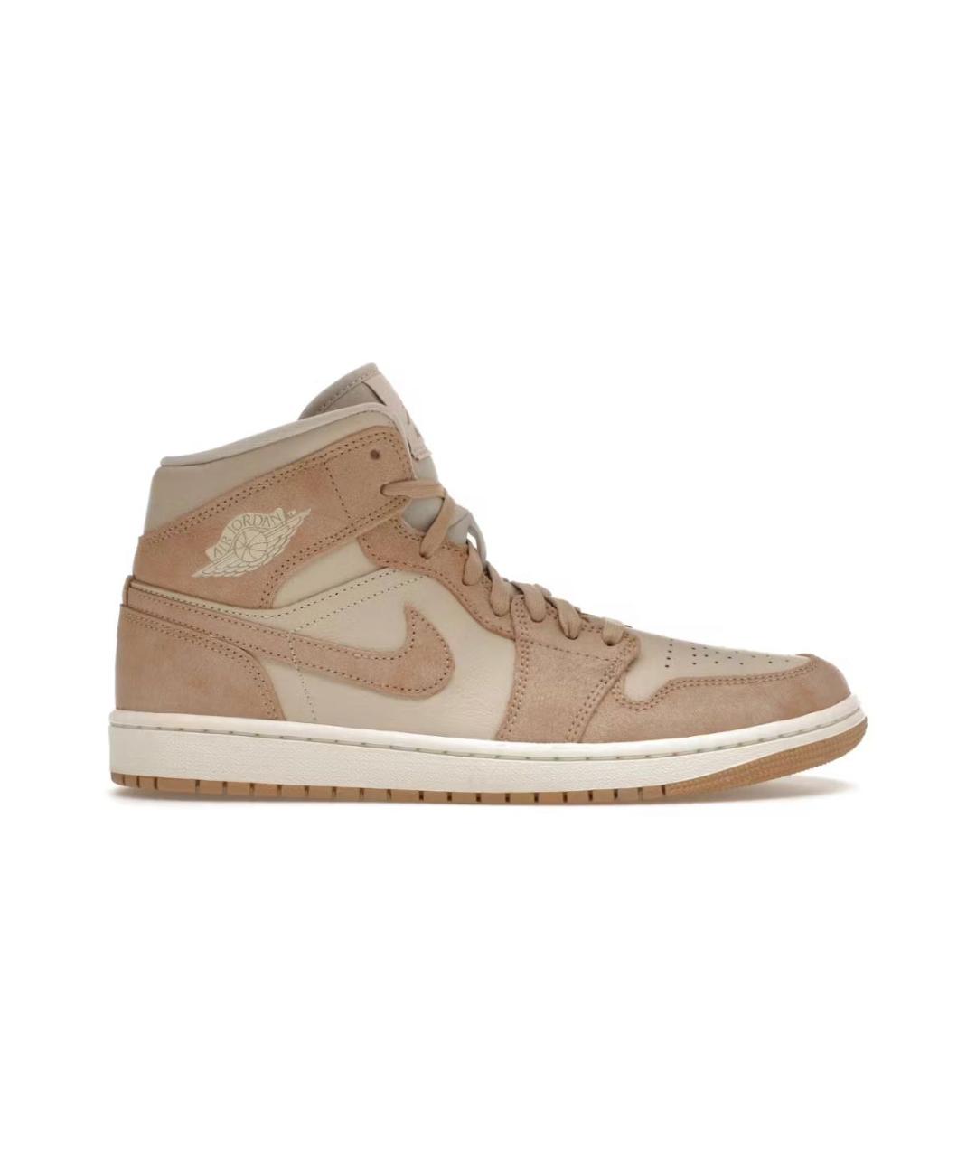 Jordan 1 mid beige best sale