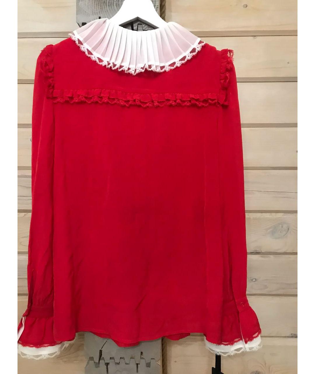 PINKO Красная вискозная блузы, фото 2