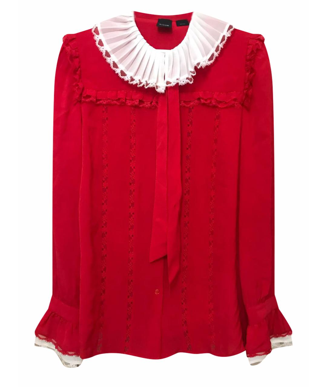 PINKO Красная вискозная блузы, фото 1