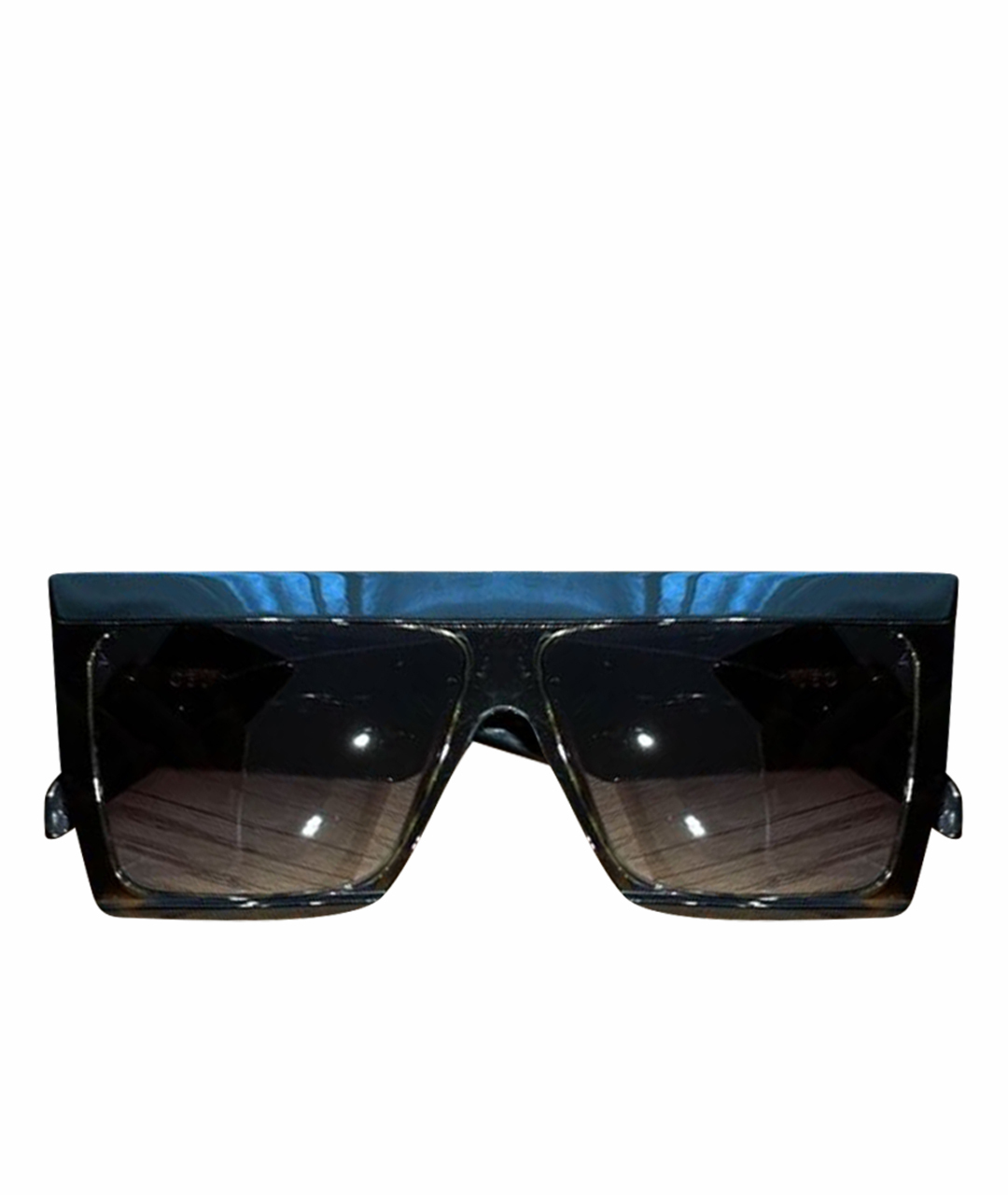 CELINE PRE-OWNED Черные пластиковые солнцезащитные очки, фото 1