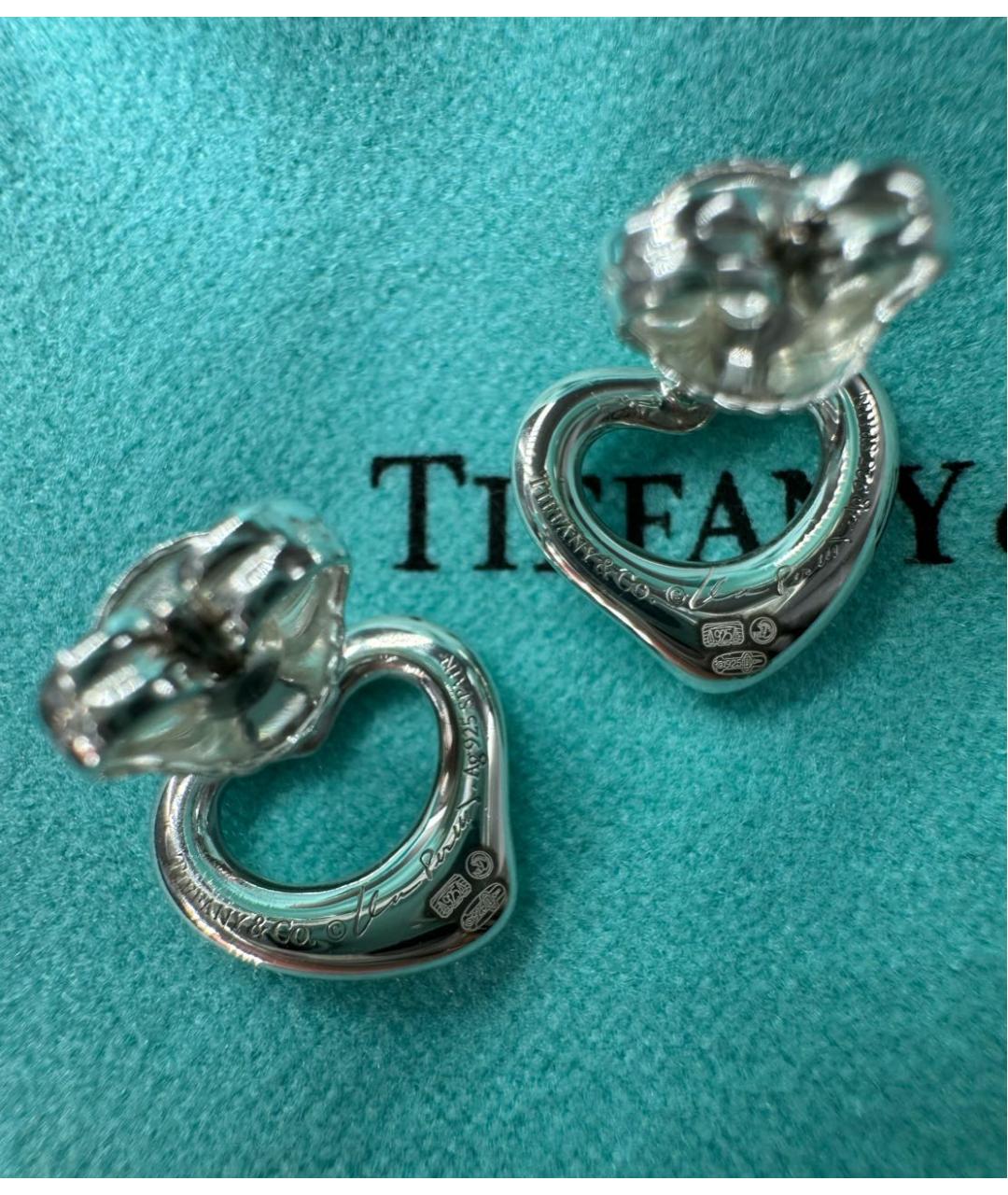 TIFFANY&CO Серебряные серебряные серьги, фото 3