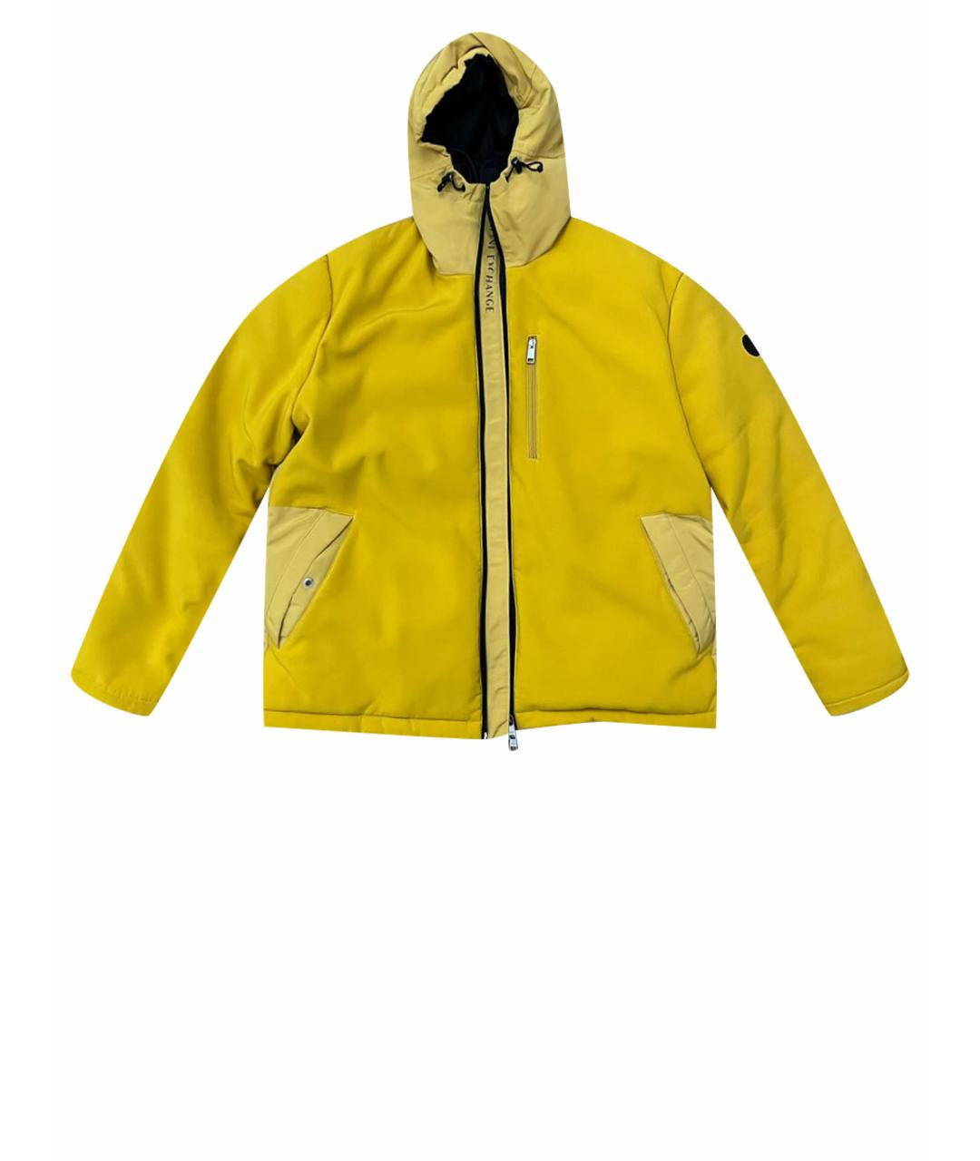 ARMANI EXCHANGE Желтая синтетическая куртка, фото 1