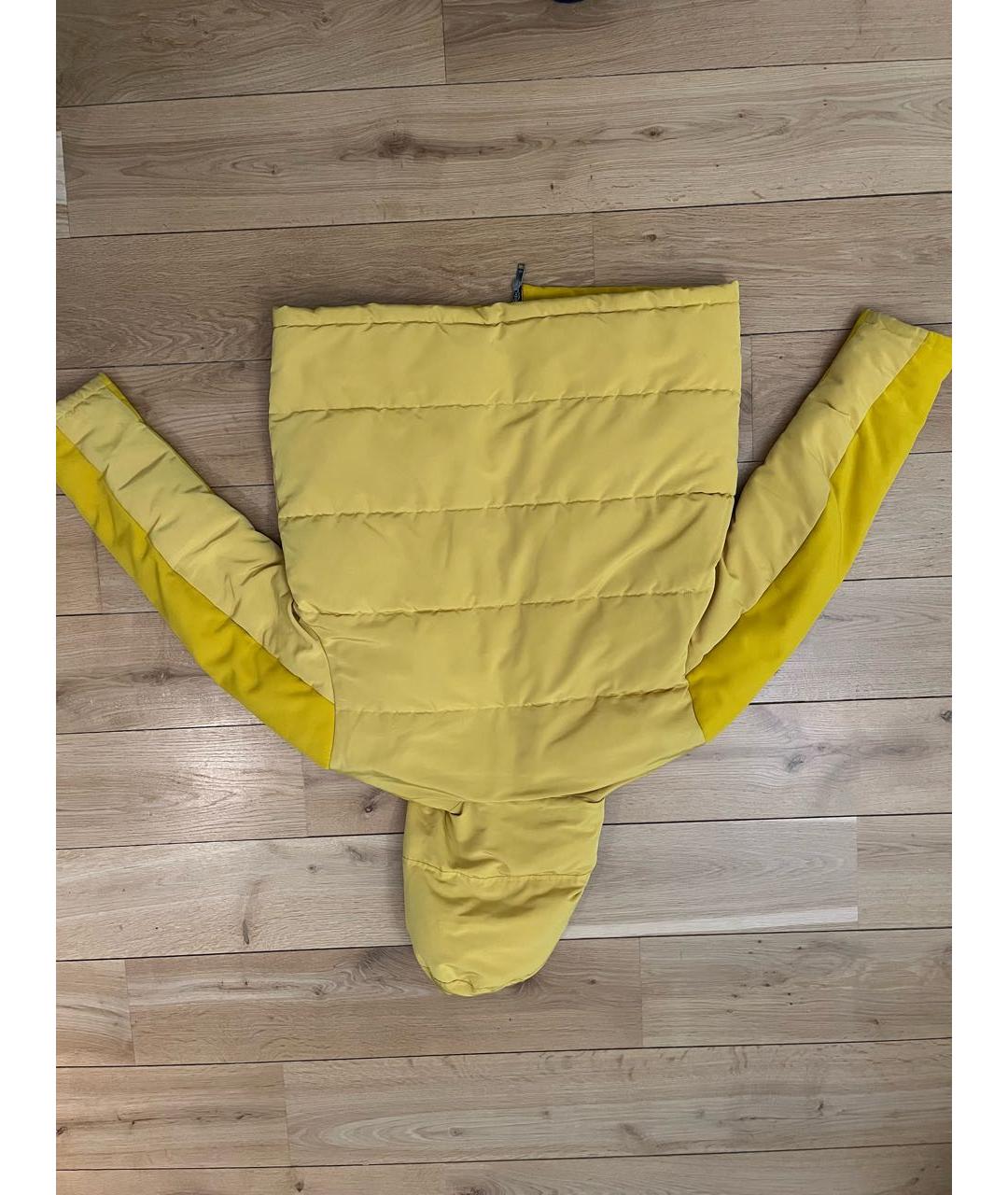 ARMANI EXCHANGE Желтая синтетическая куртка, фото 2
