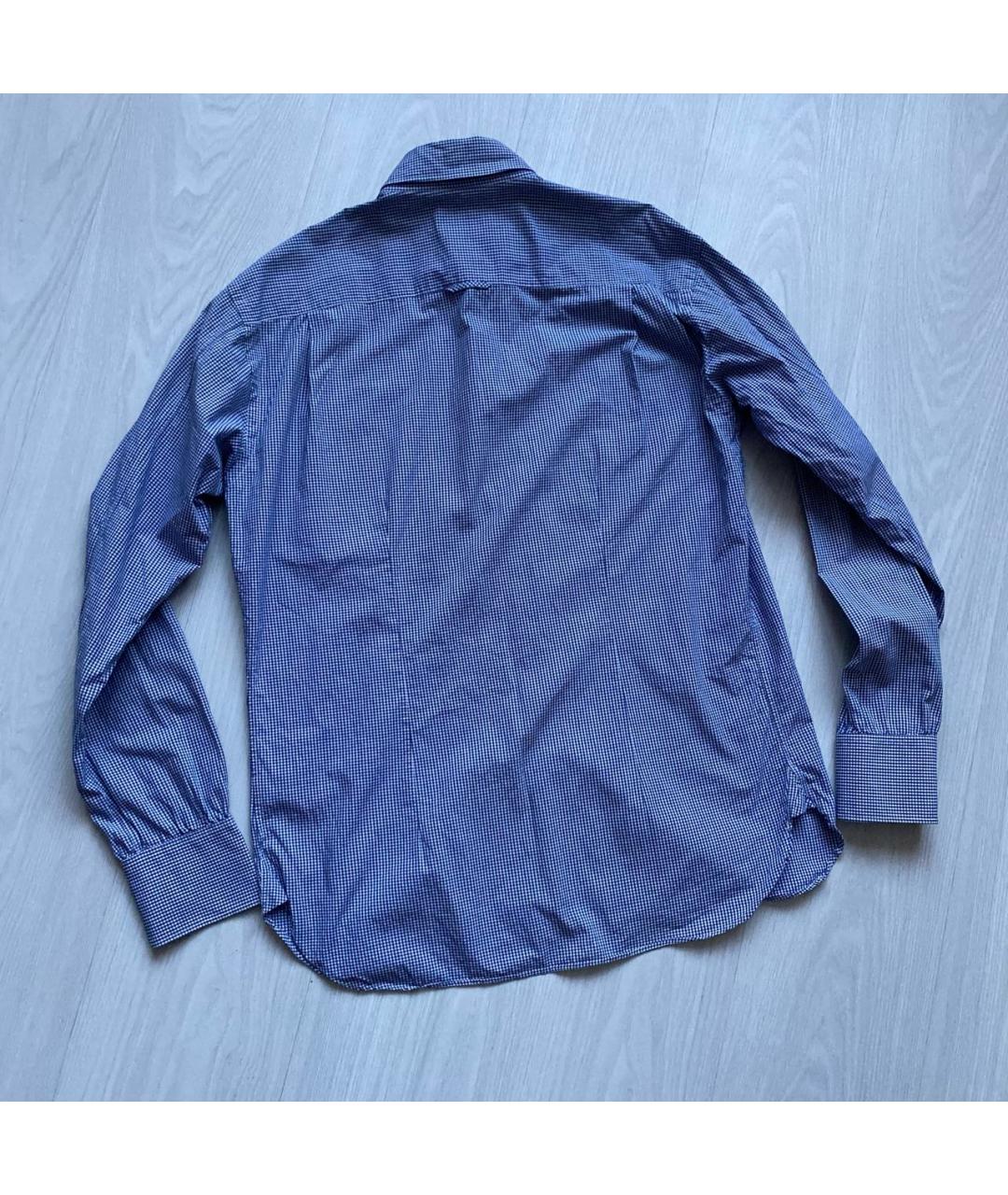 RAG&BONE Голубая хлопковая кэжуал рубашка, фото 6