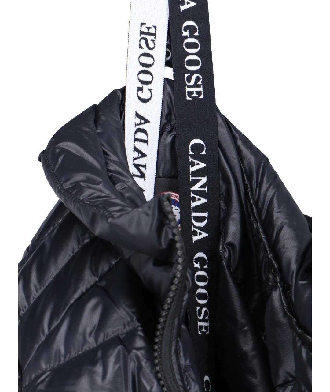 CANADA GOOSE Черная полиамидовая куртка, фото 5