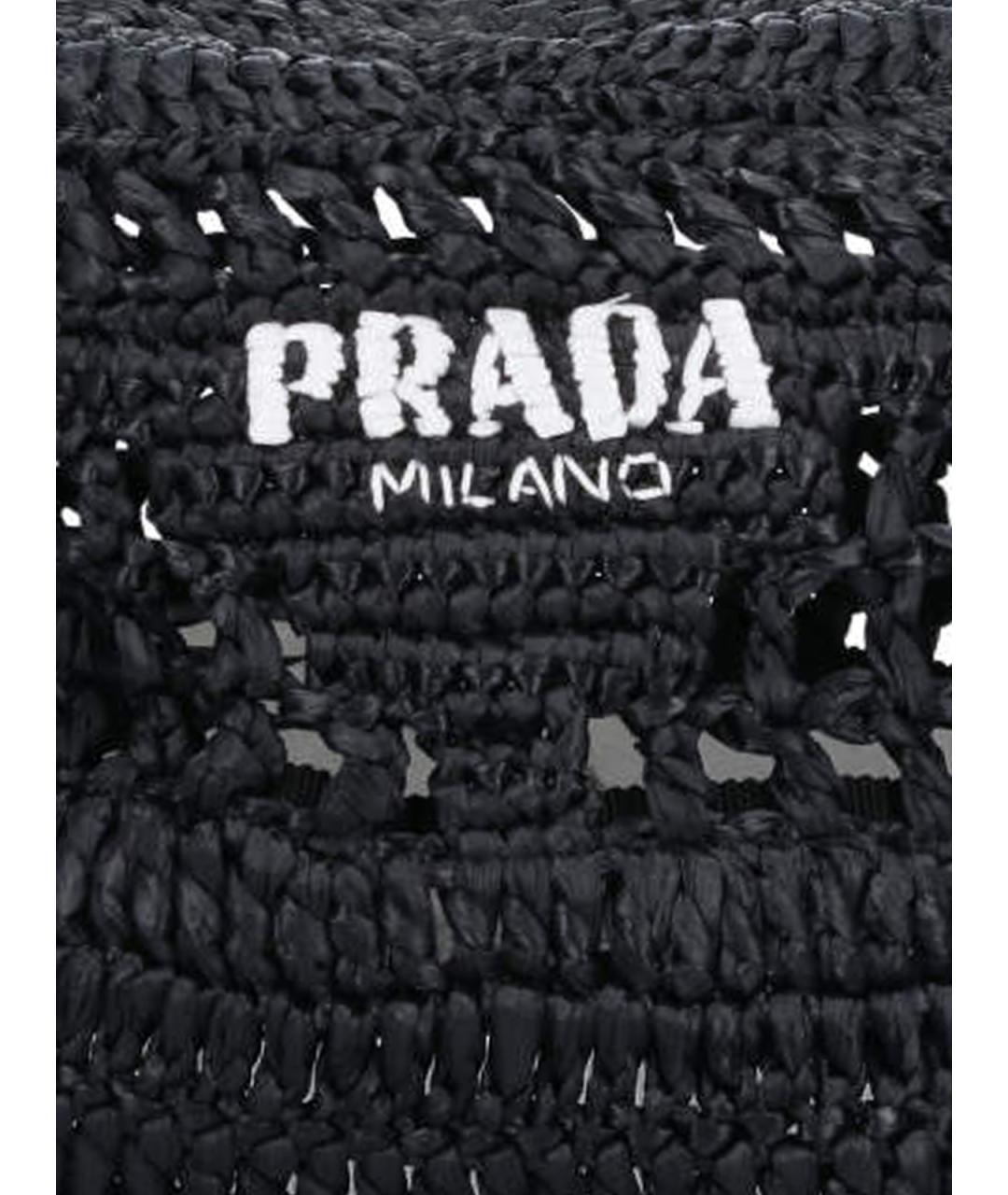 PRADA Черная панама, фото 3