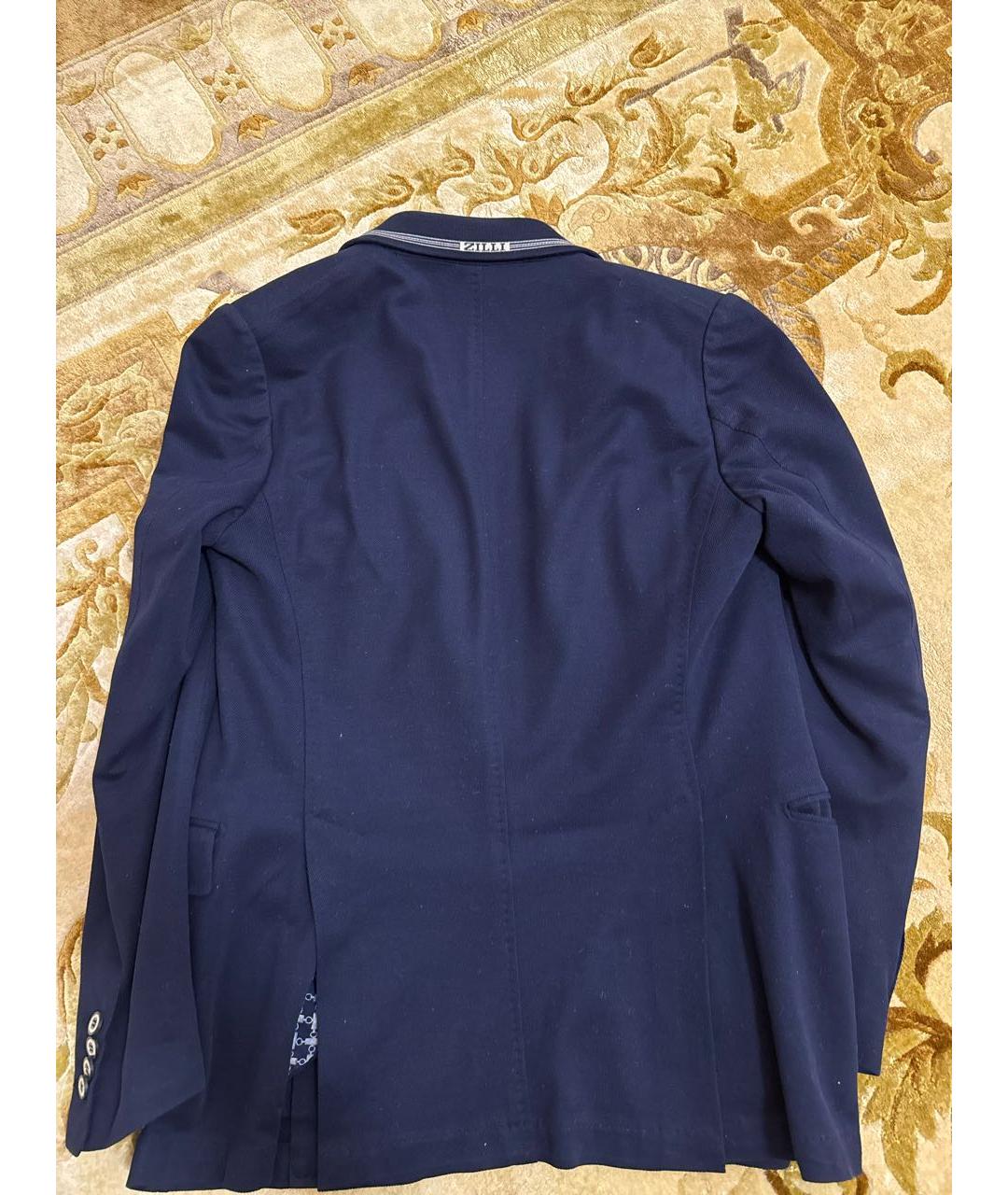 ZILLI Темно-синий пиджак, фото 5