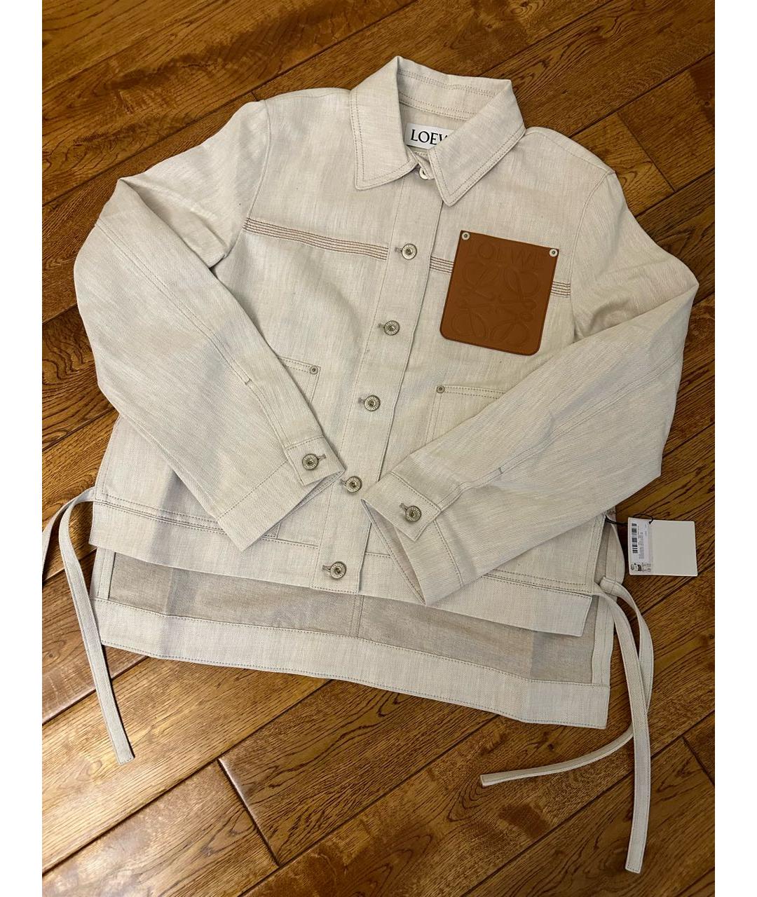 LOEWE Серая деним рубашка, фото 4