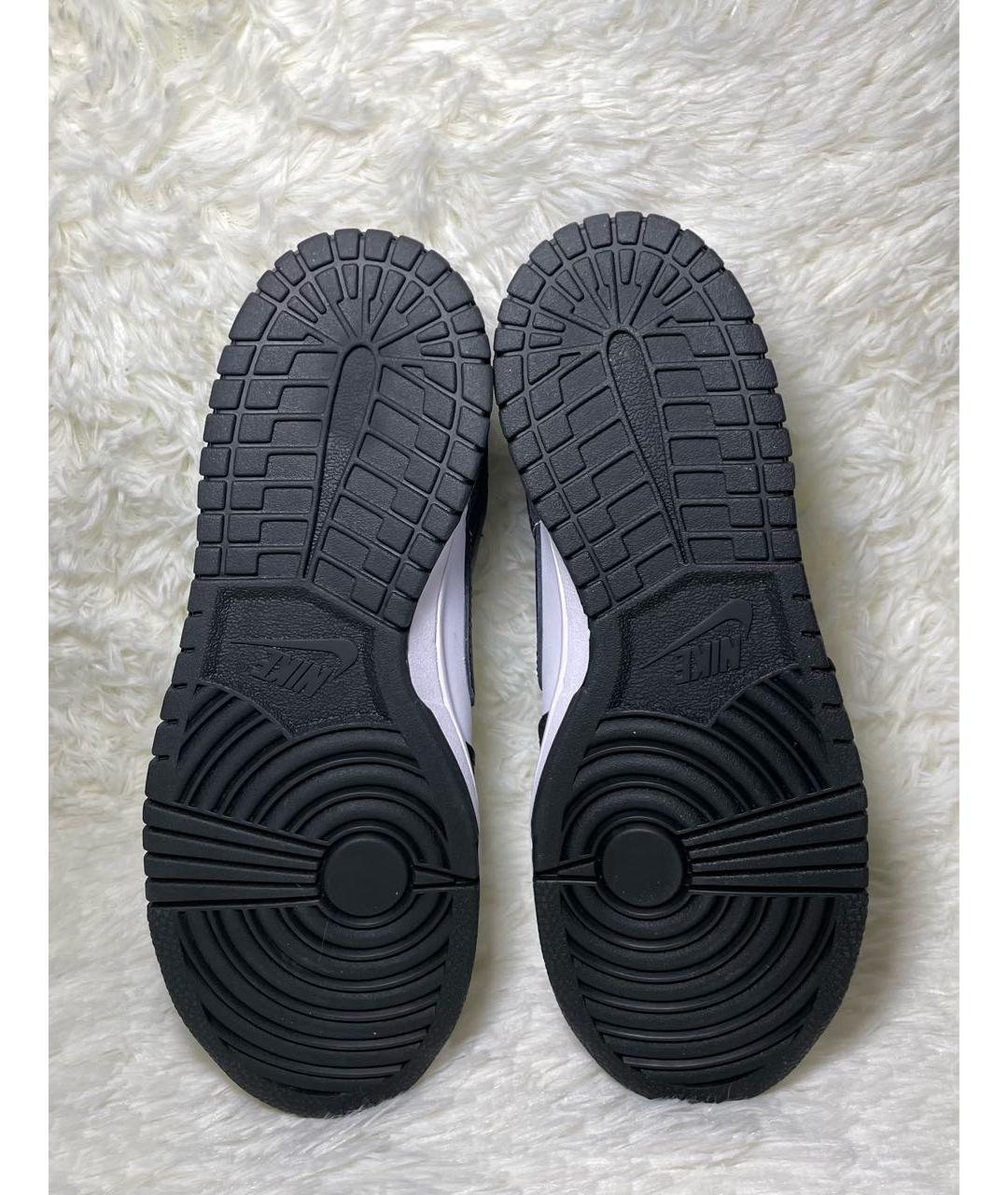 NIKE Черные кожаные кроссовки, фото 5
