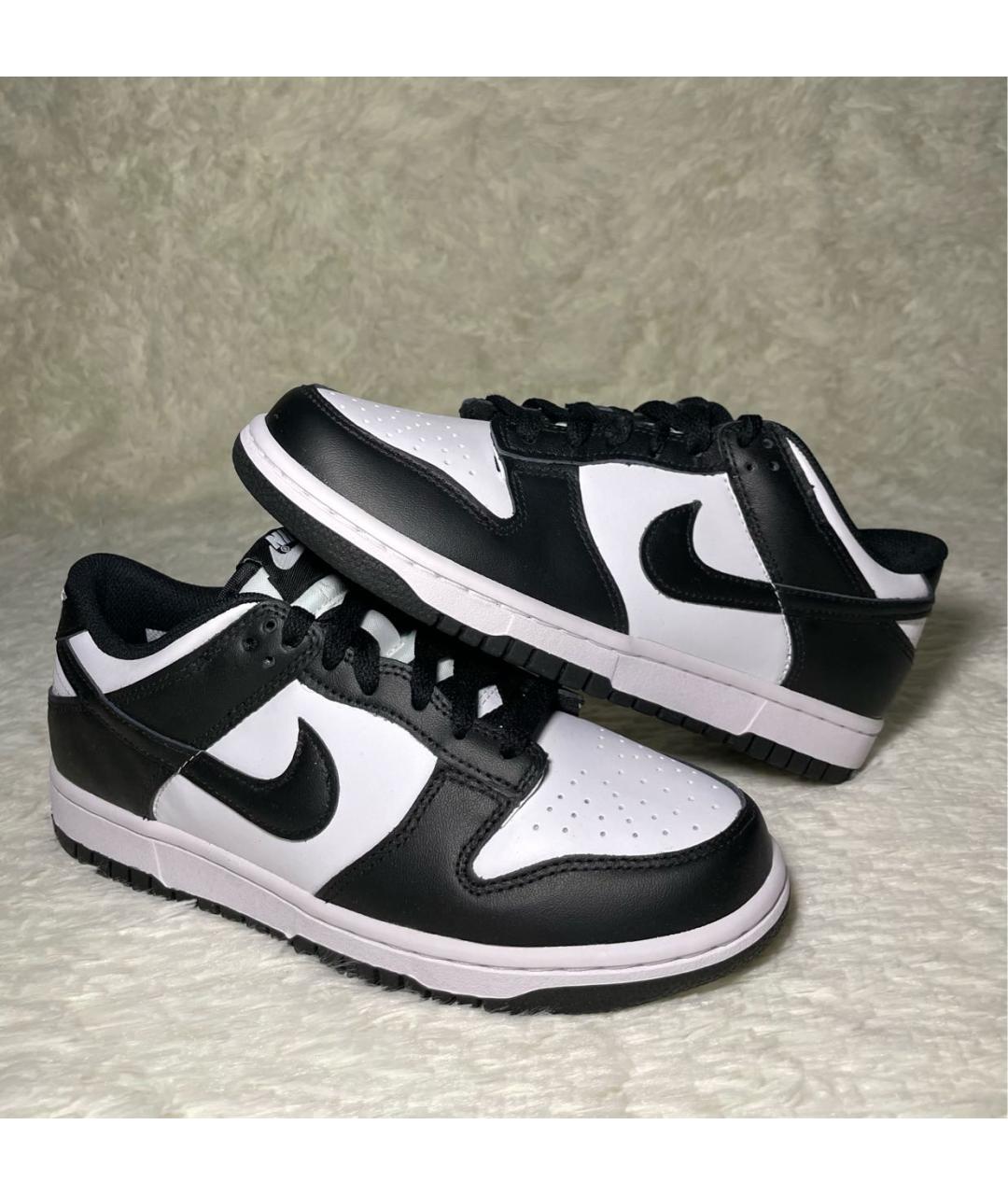 NIKE Черные кожаные кроссовки, фото 3
