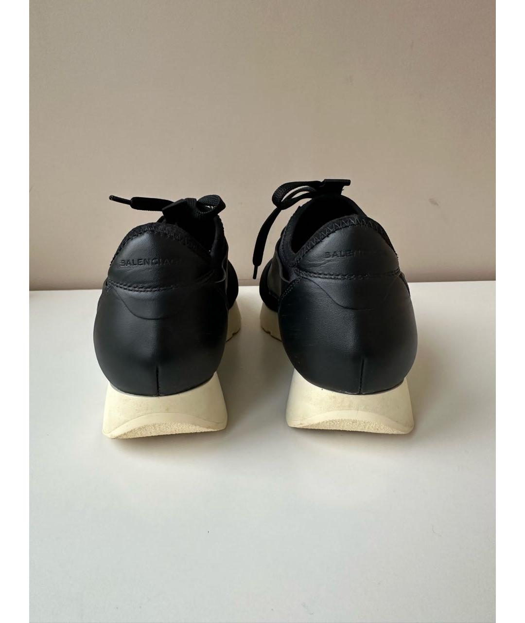 BALENCIAGA Черные текстильные кроссовки, фото 6