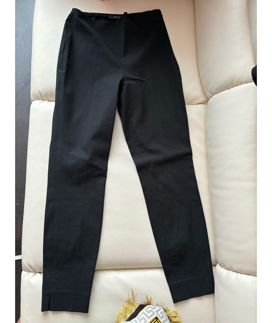 RALPH LAUREN Черные брюки узкие, фото 2