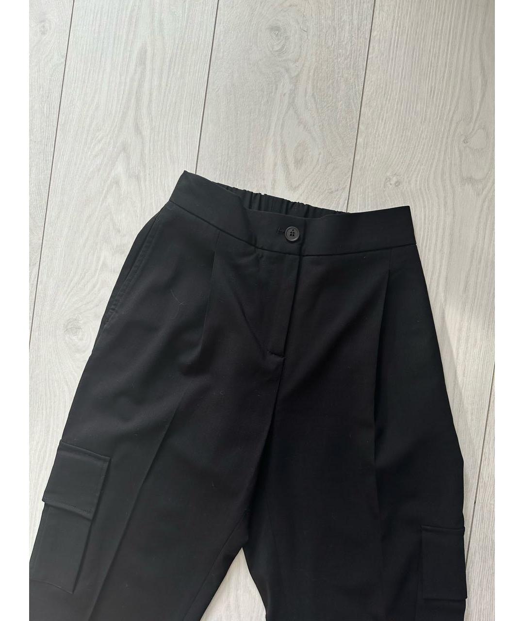 LORENA ANTONIAZZI Черные брюки широкие, фото 2