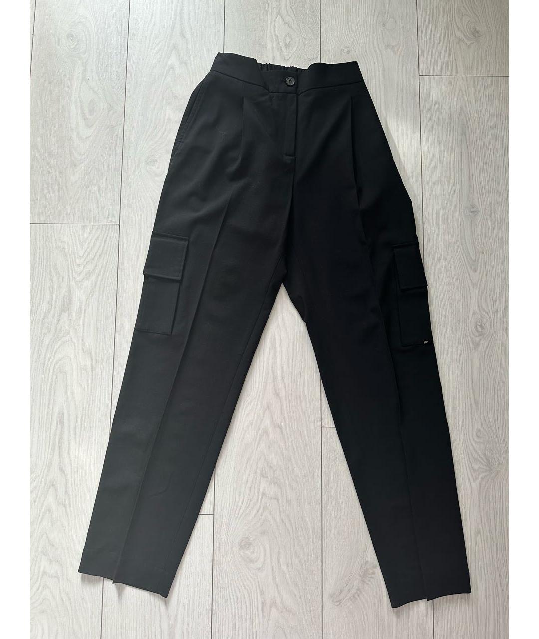 LORENA ANTONIAZZI Черные брюки широкие, фото 8