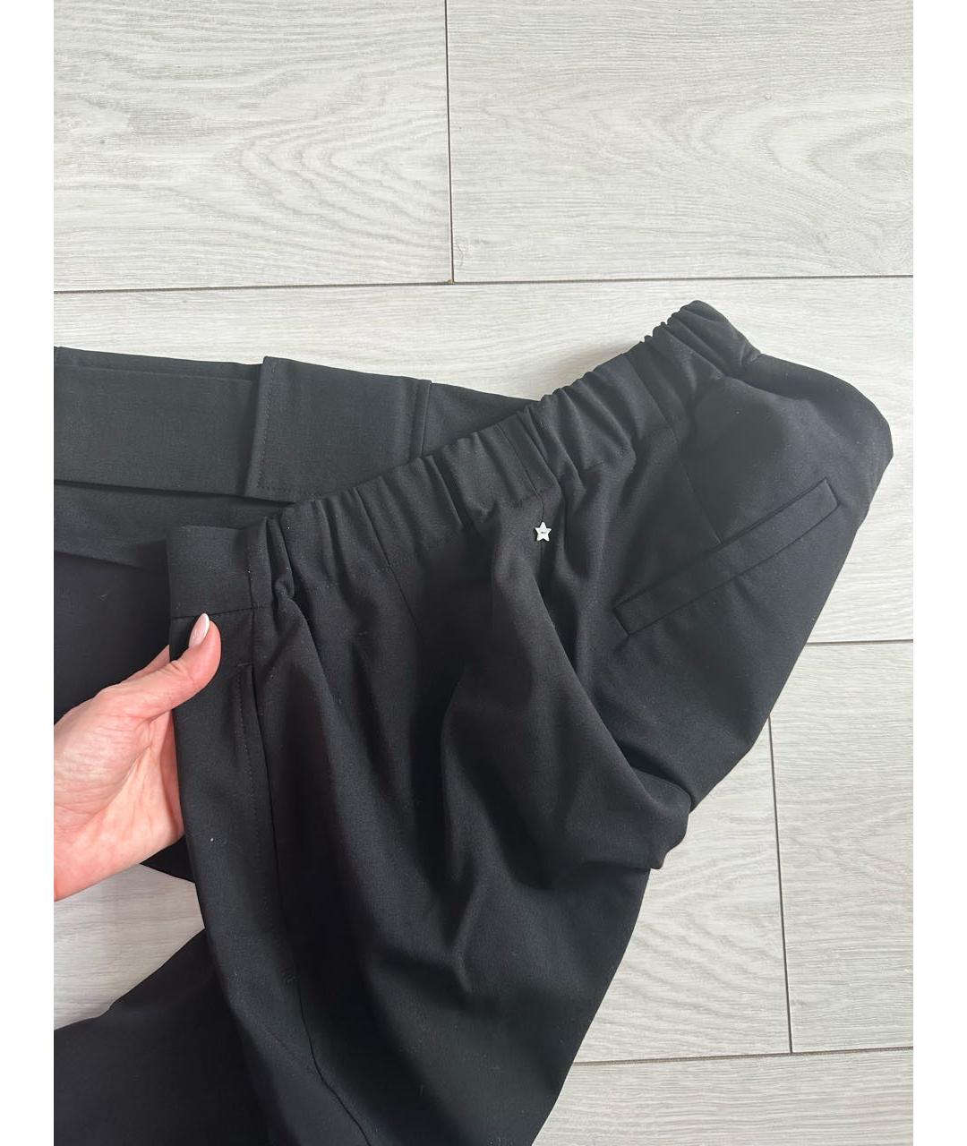 LORENA ANTONIAZZI Черные брюки широкие, фото 7