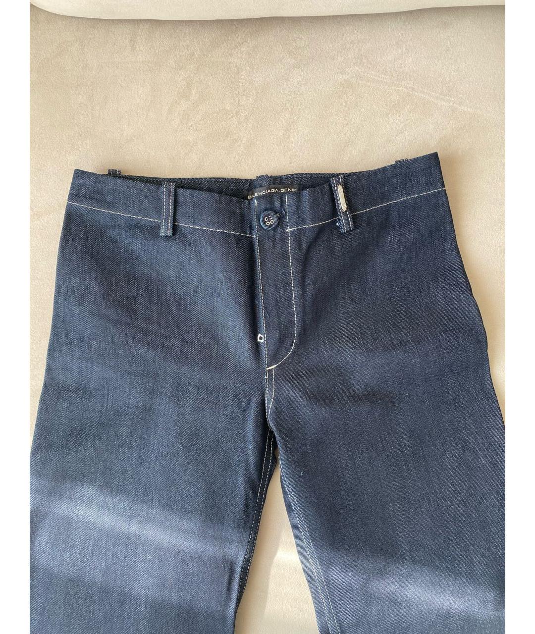 BALENCIAGA Темно-синие джинсы клеш, фото 6