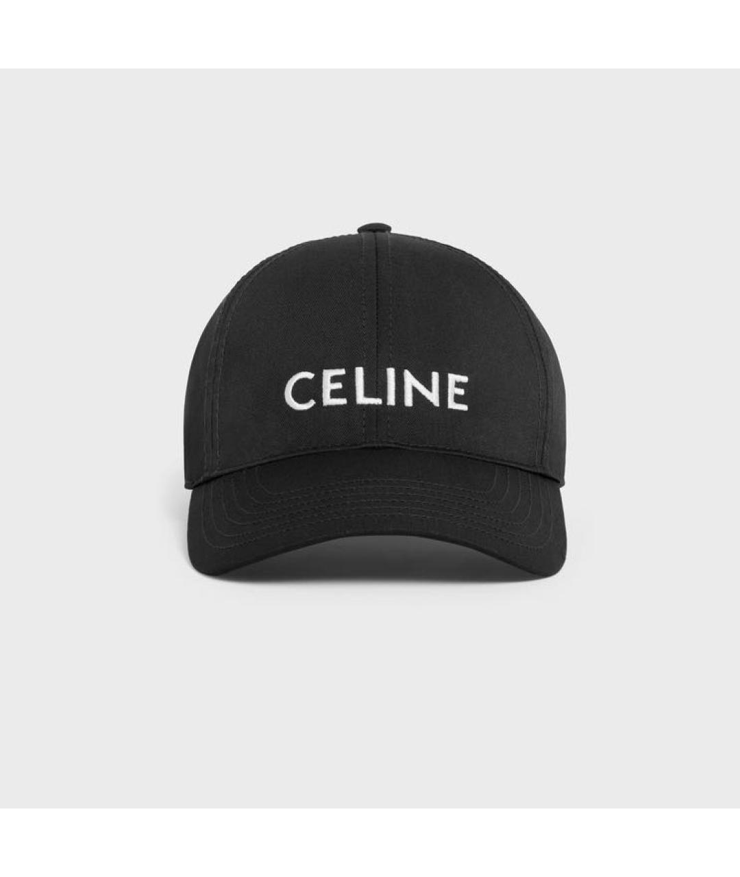 CELINE PRE-OWNED Черная хлопковая кепка, фото 5