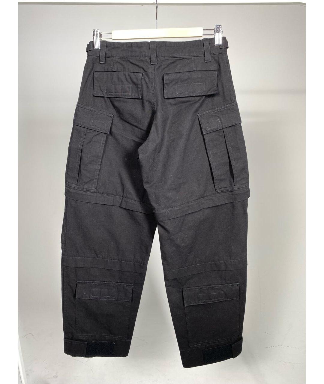 BALENCIAGA Черные хлопковые прямые джинсы, фото 2