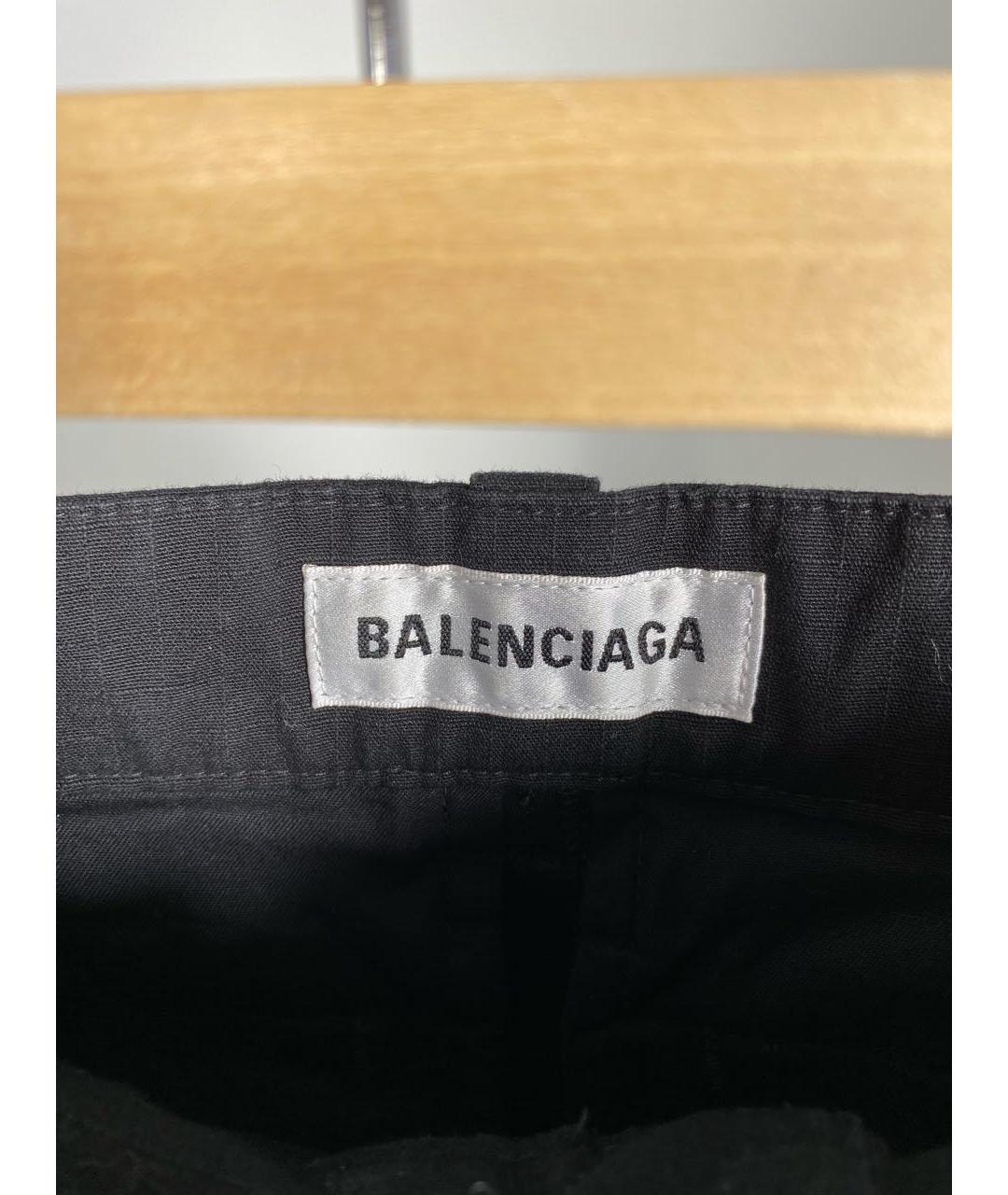 BALENCIAGA Черные хлопковые прямые джинсы, фото 5