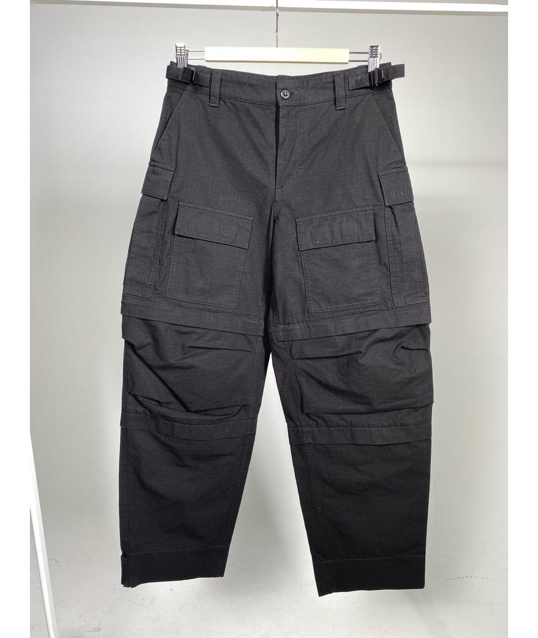 BALENCIAGA Черные хлопковые прямые джинсы, фото 8