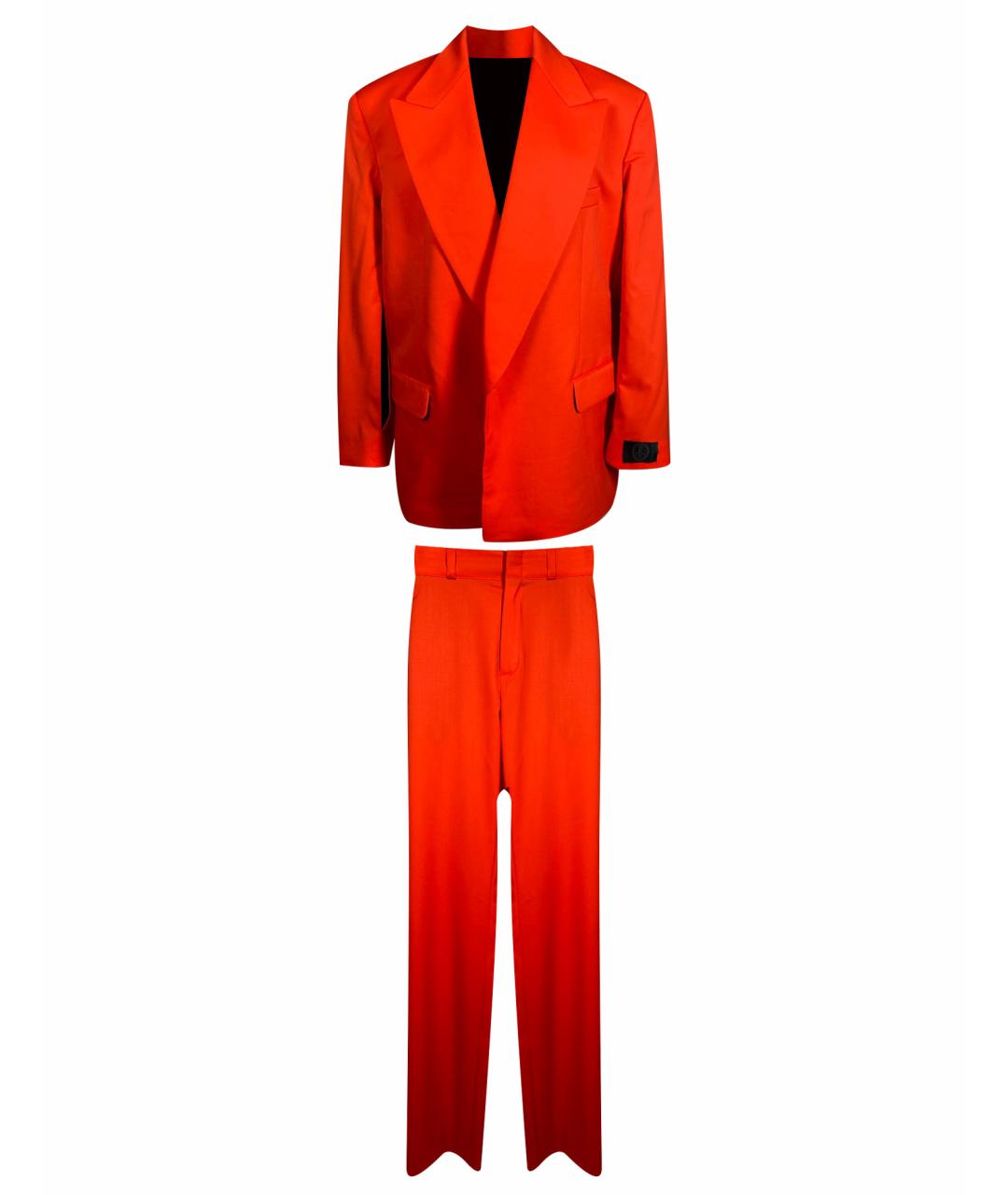 VETEMENTS Красный вискозный костюм с брюками, фото 1
