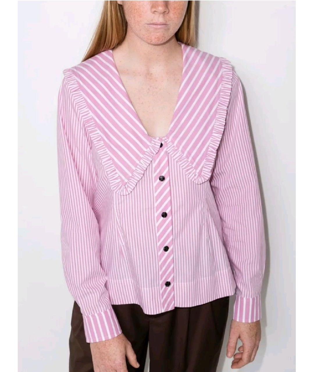 GANNI Розовая блузы, фото 2