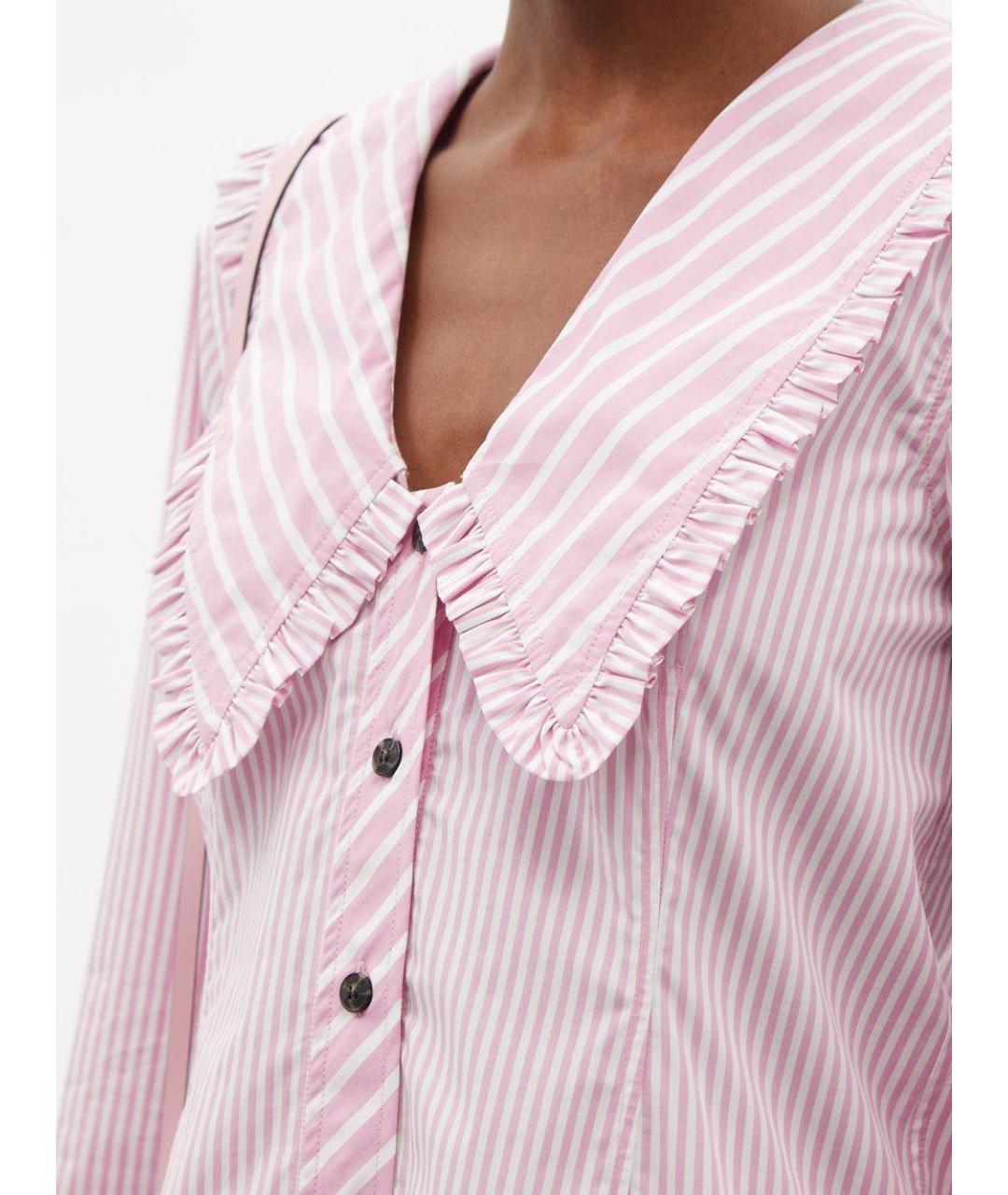 GANNI Розовая блузы, фото 4