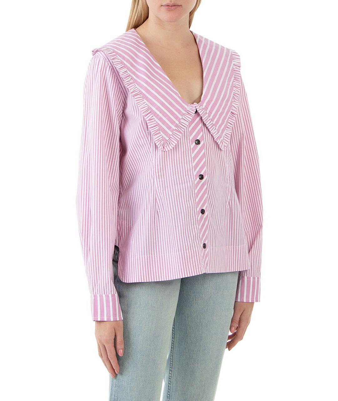GANNI Розовая блузы, фото 6
