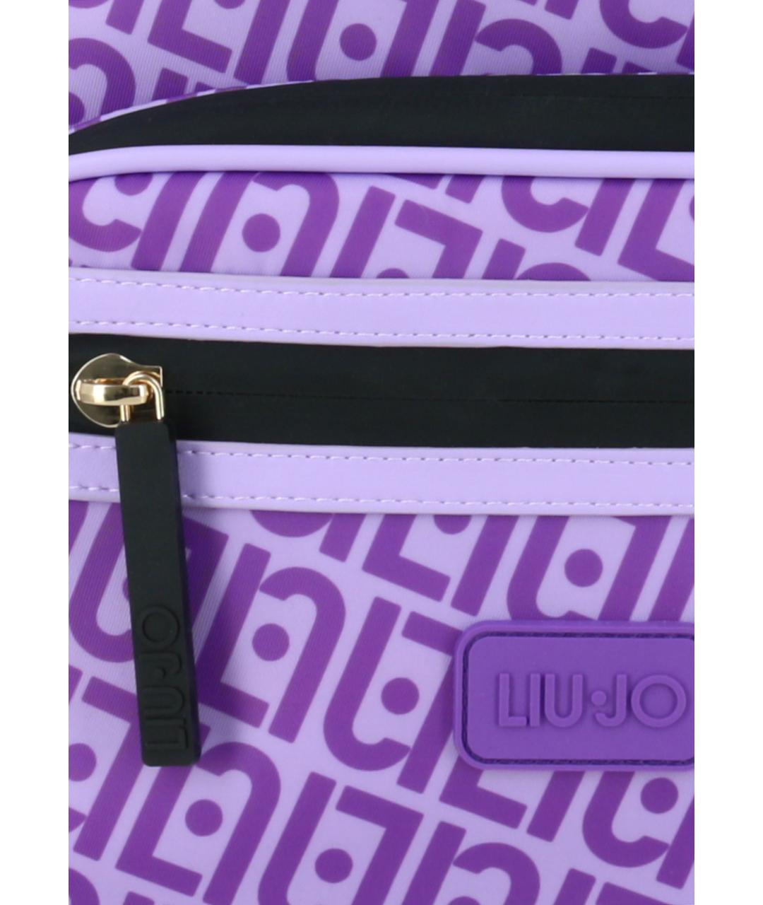 LIU JO Фиолетовый синтетический рюкзак, фото 4