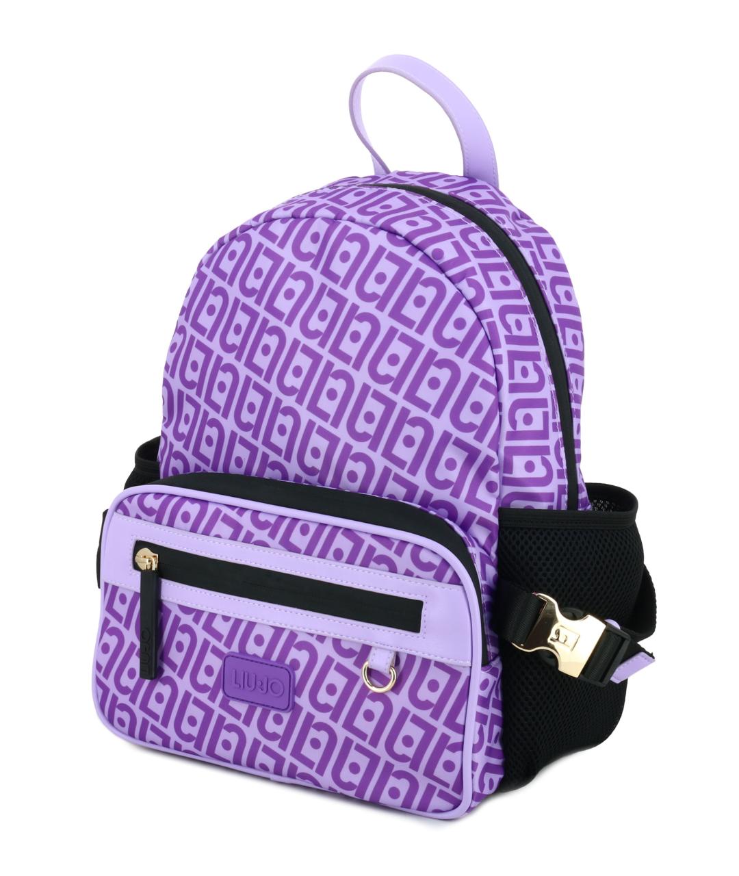 LIU JO Фиолетовый синтетический рюкзак, фото 2