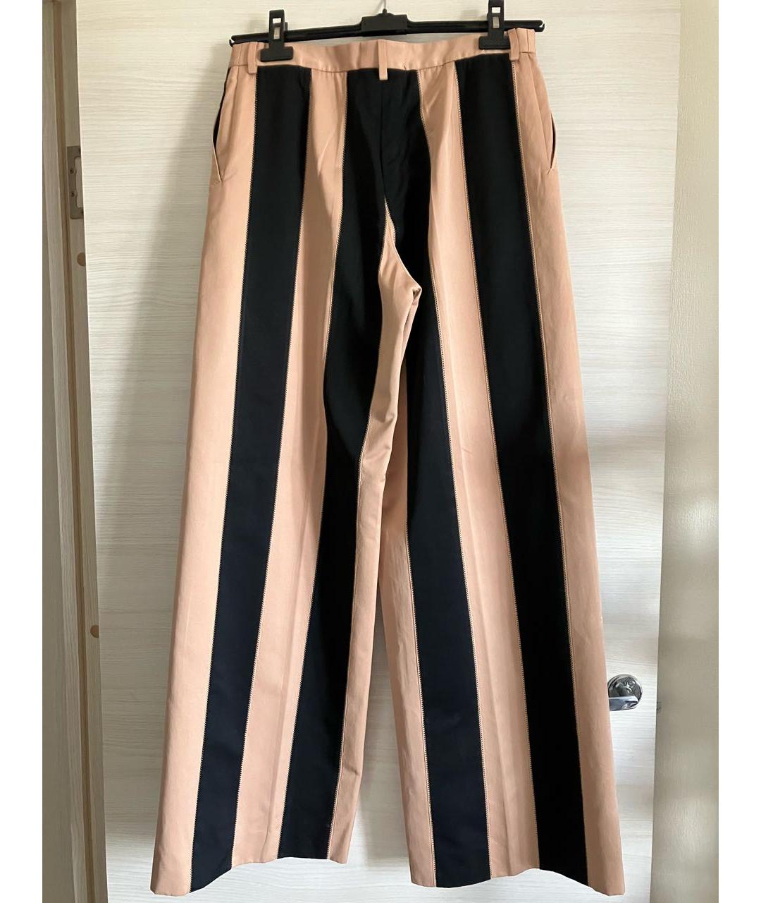 GIANFRANCO FERRE Мульти полиэстеровые брюки широкие, фото 2