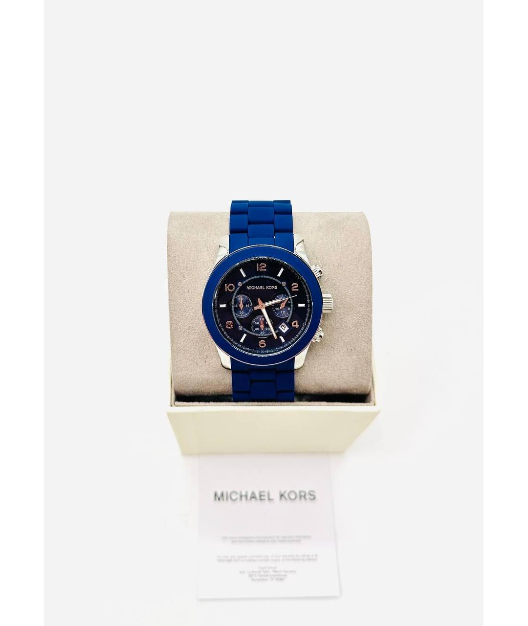 MICHAEL KORS Синие часы, фото 4