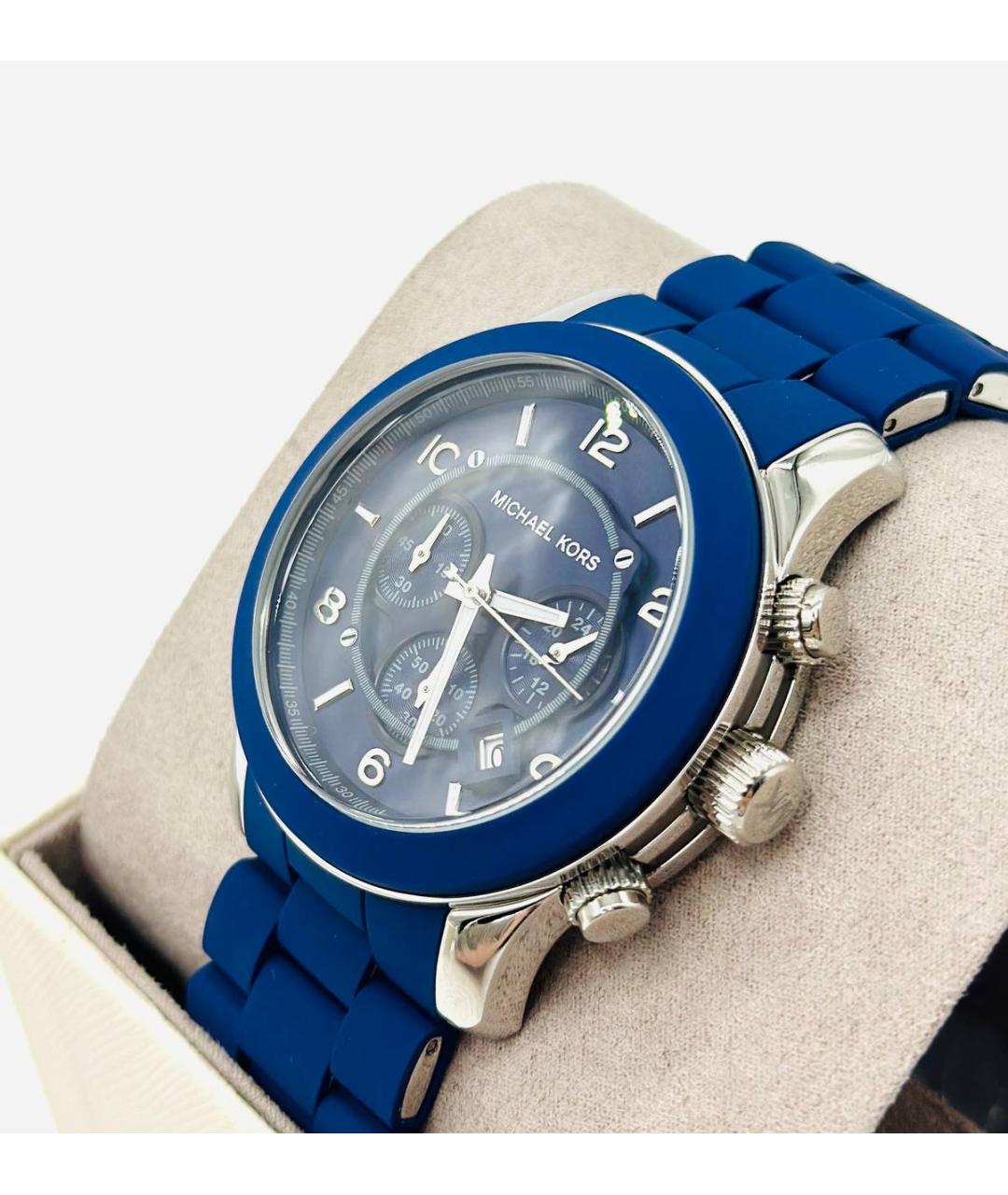 MICHAEL KORS Синие часы, фото 5
