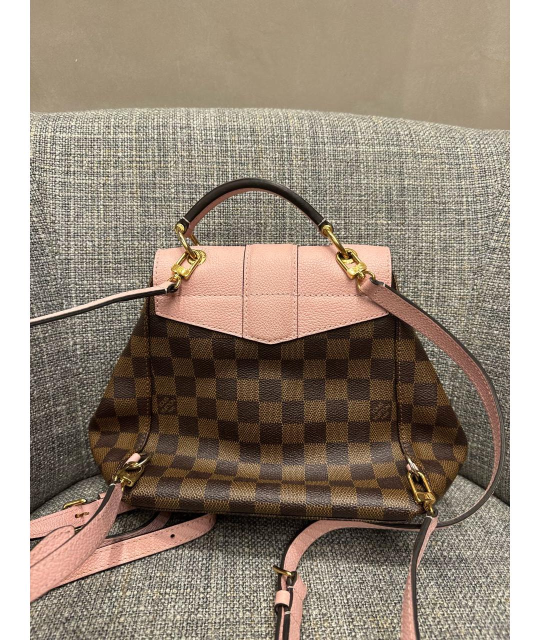 LOUIS VUITTON PRE-OWNED Коричневый рюкзак, фото 3