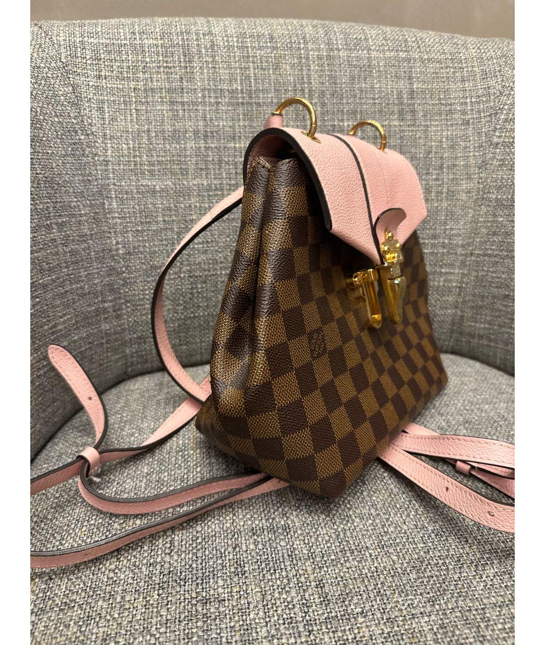 LOUIS VUITTON PRE-OWNED Коричневый рюкзак, фото 2