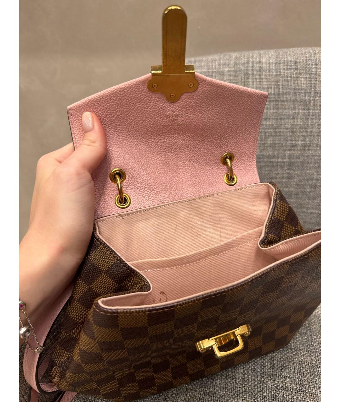 LOUIS VUITTON PRE-OWNED Коричневый рюкзак, фото 4