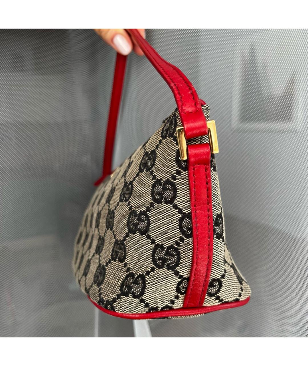 GUCCI Мульти тканевая сумка с короткими ручками, фото 4