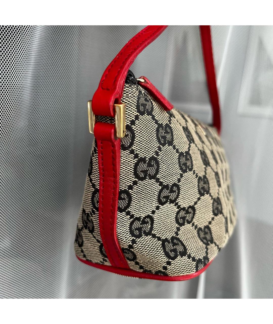 GUCCI Мульти тканевая сумка с короткими ручками, фото 3