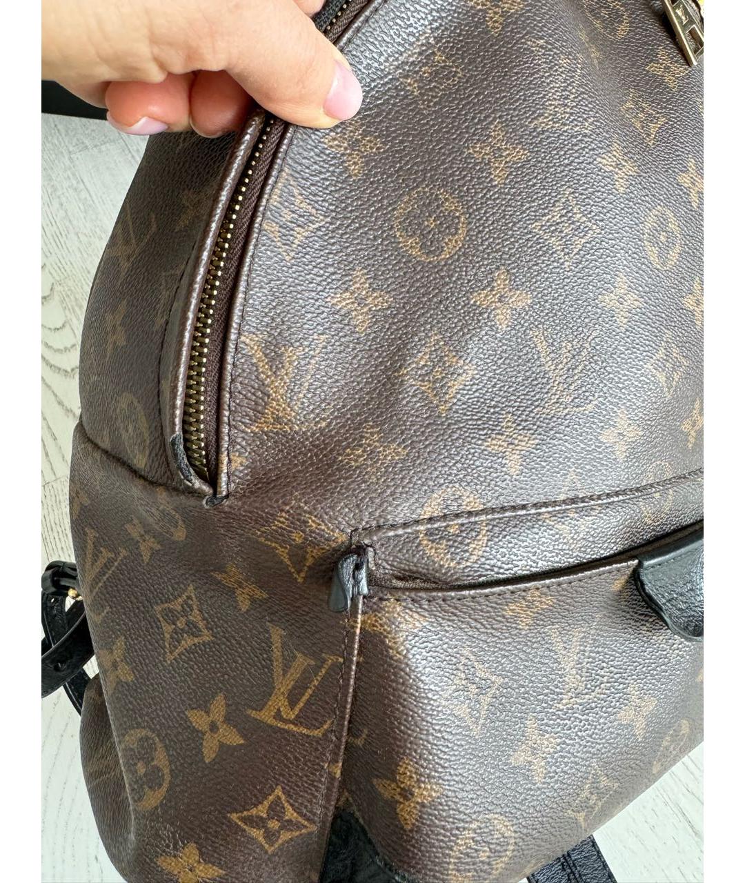 LOUIS VUITTON PRE-OWNED Коричневый рюкзак, фото 2