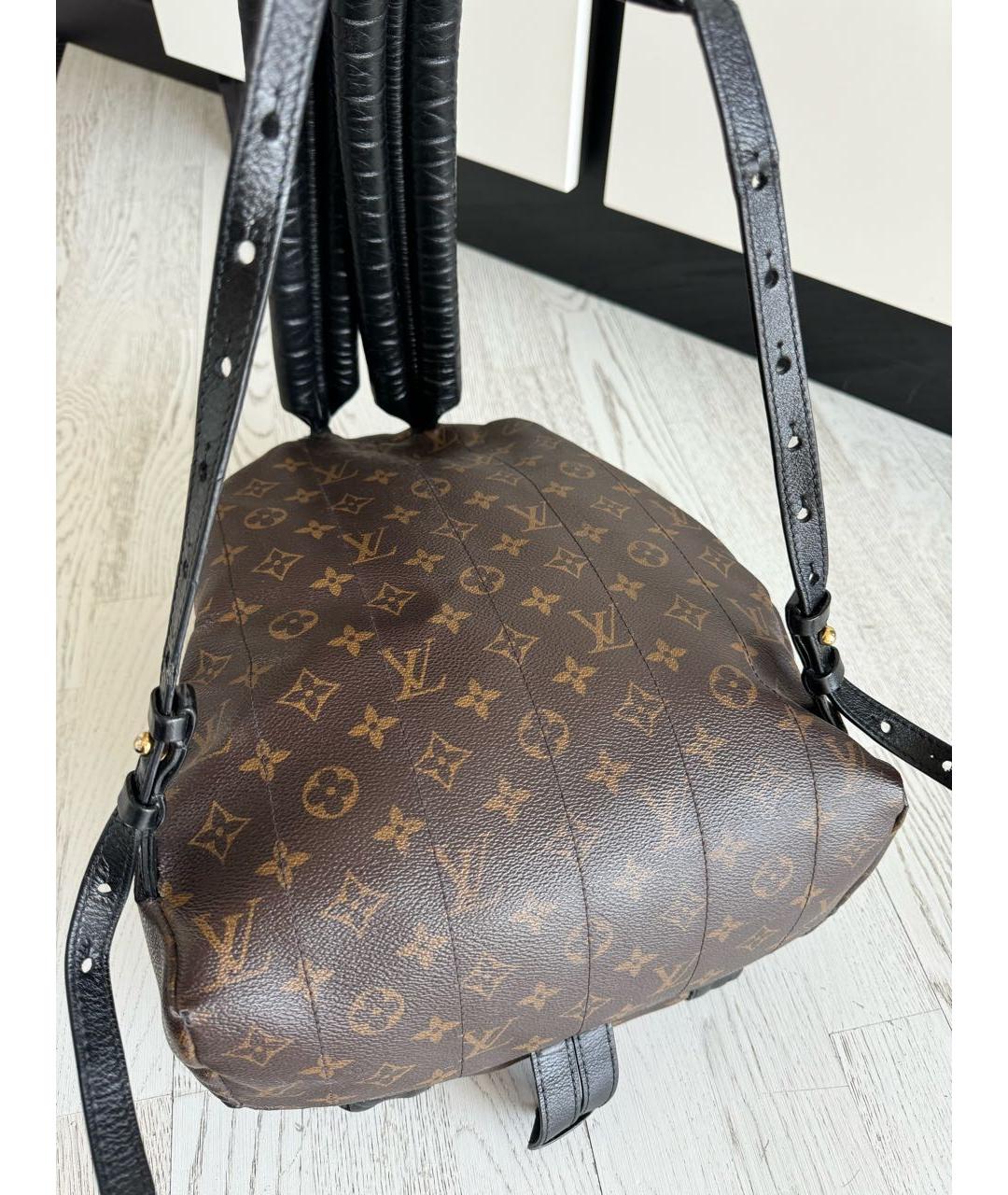 LOUIS VUITTON PRE-OWNED Коричневый рюкзак, фото 5