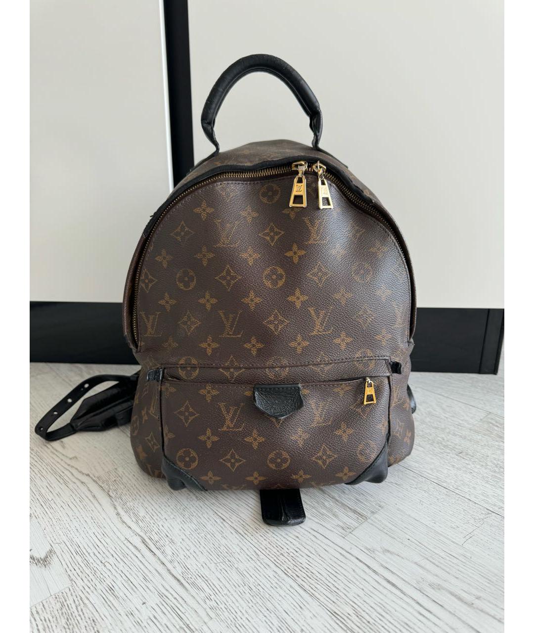 LOUIS VUITTON PRE-OWNED Коричневый рюкзак, фото 9