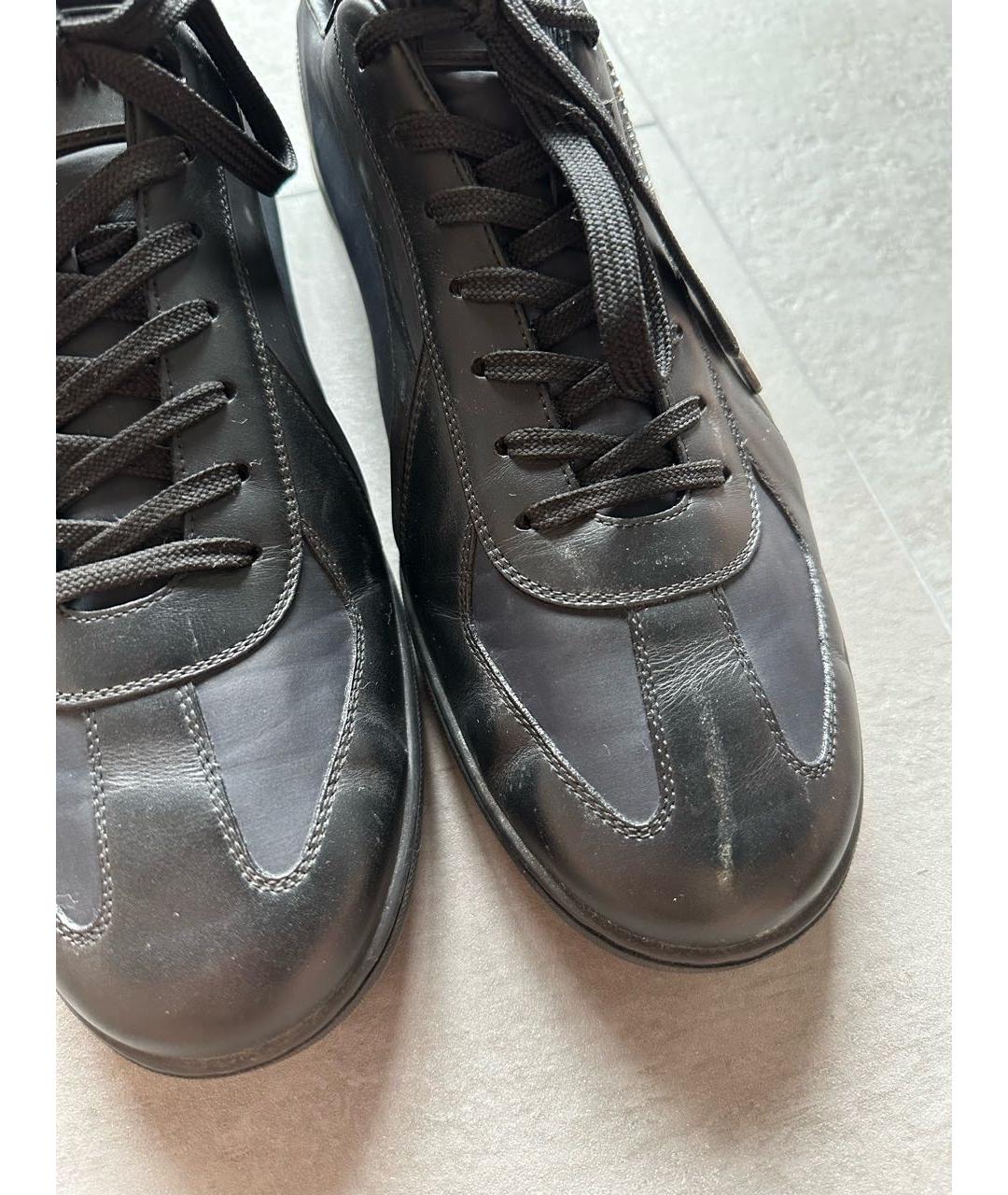 LOUIS VUITTON Черные низкие кроссовки / кеды, фото 6