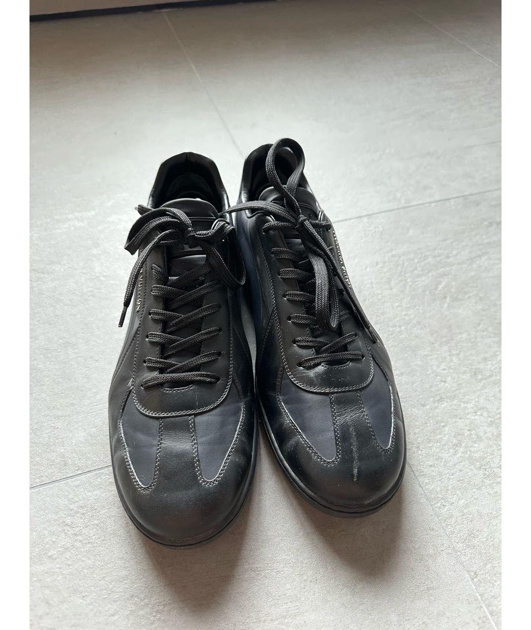 LOUIS VUITTON PRE-OWNED Черные низкие кроссовки / кеды, фото 2