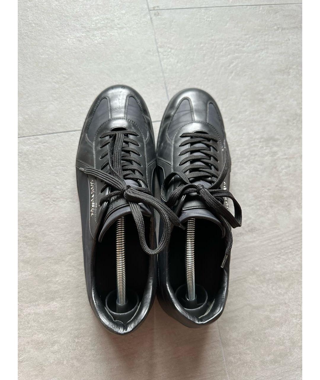LOUIS VUITTON Черные низкие кроссовки / кеды, фото 3