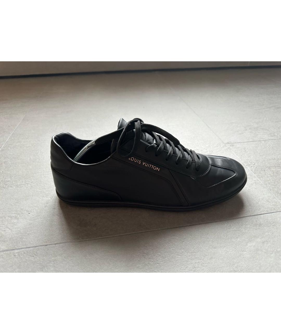 LOUIS VUITTON PRE-OWNED Черные низкие кроссовки / кеды, фото 7
