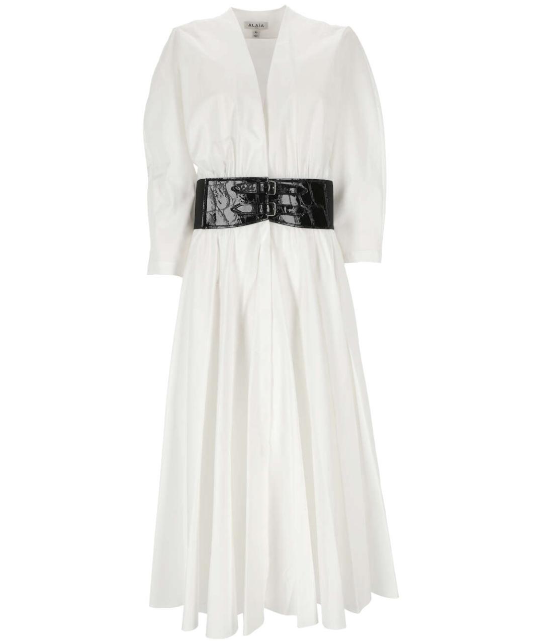 ALAIA Белое хлопковое платье, фото 1