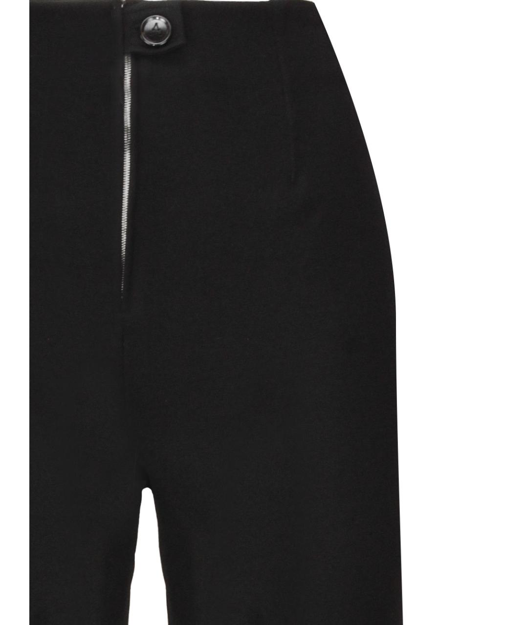ALAIA Черные хлопковые прямые брюки, фото 2