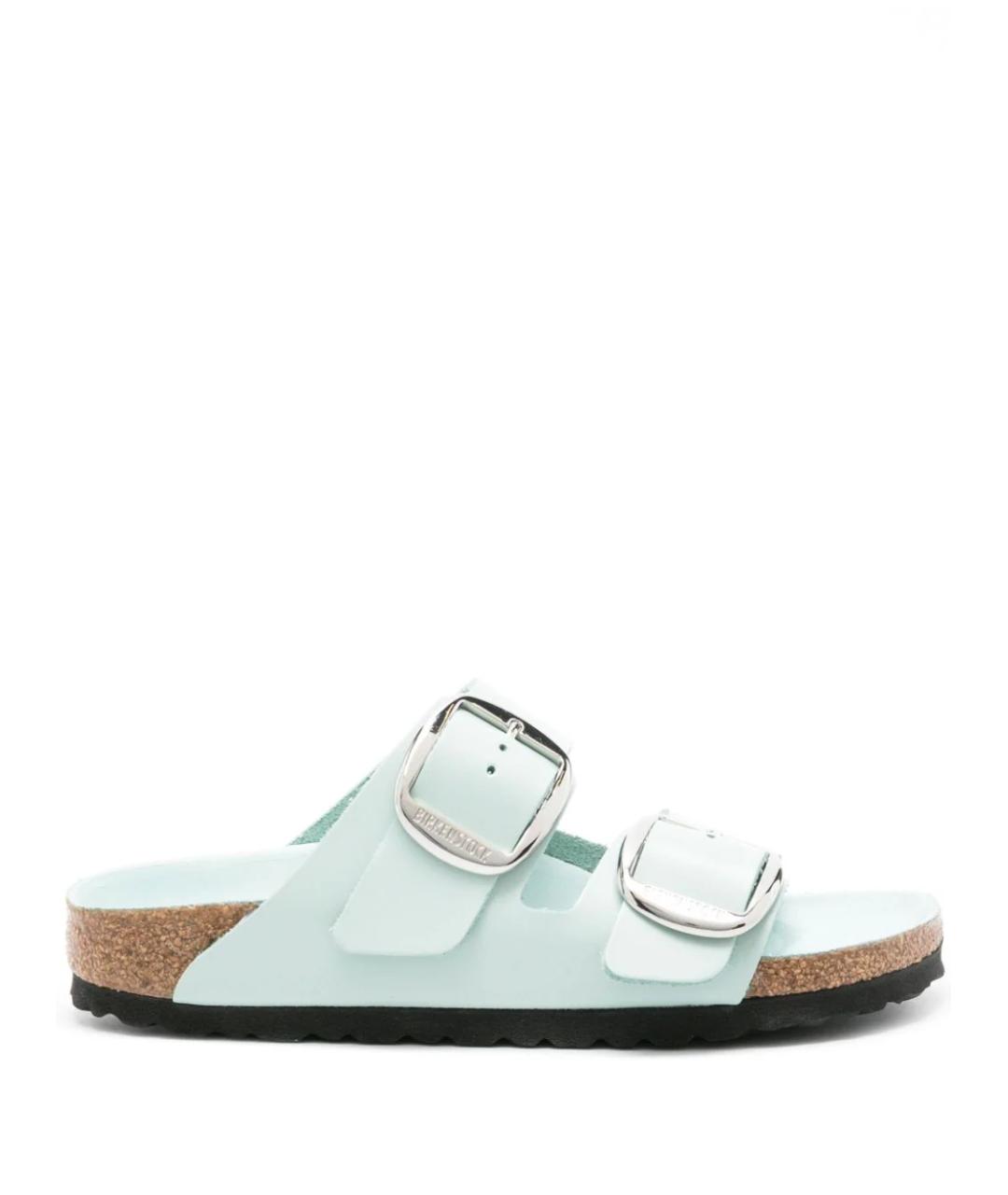 BIRKENSTOCK Голубые шлепанцы, фото 1