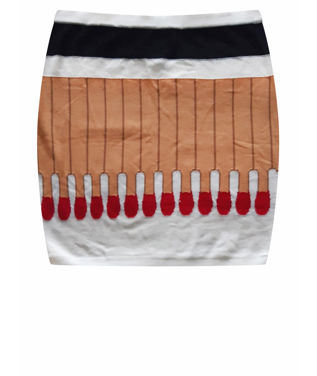 BOUTIQUE MOSCHINO Мульти шерстяная юбка мини, фото 1